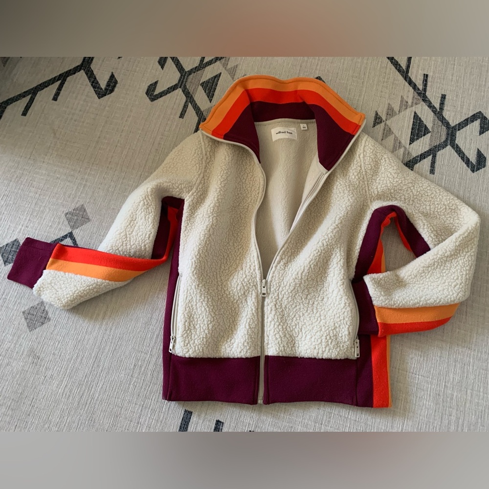 Wilfred teddy tracksuit zip jacket